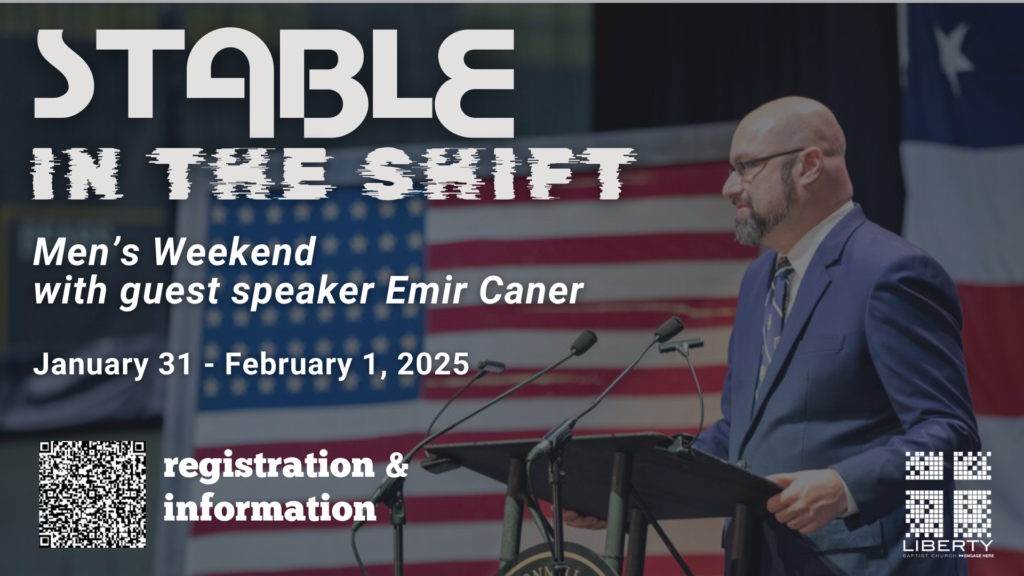 Speaker Emir Caner at Stable in the Shift Men's Weekend at Liberty Jan. 31 in 2025